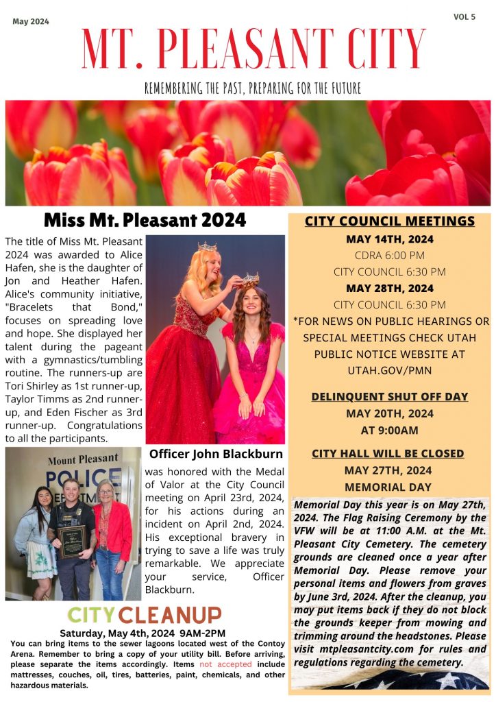 MAY NEWSLETTER 2024 1
